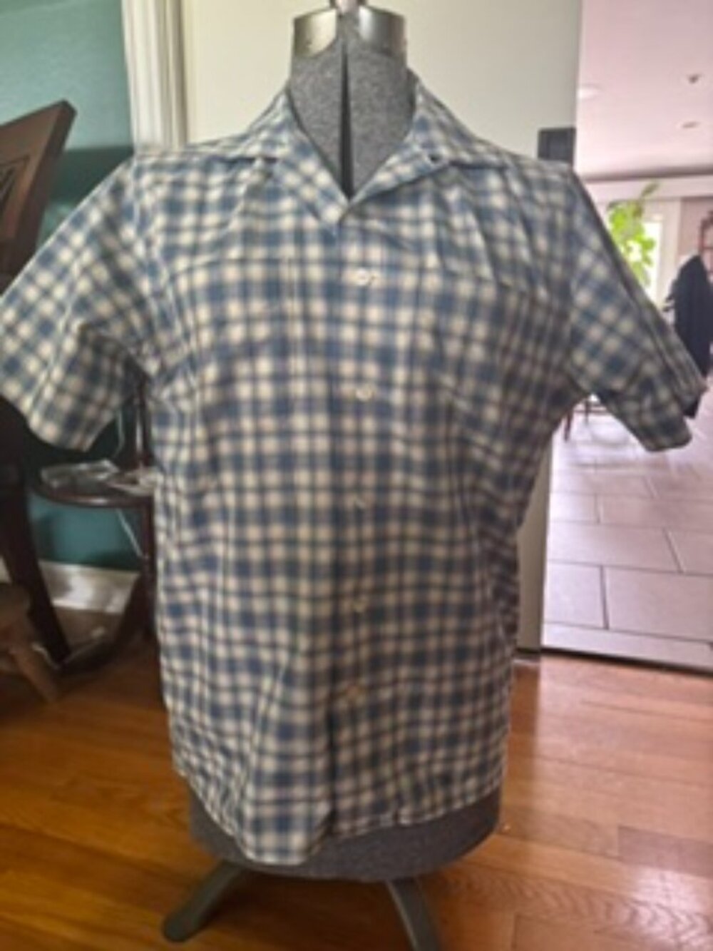 Polo Ralph Lauren Men - Small Blue Plaid SS Shirt